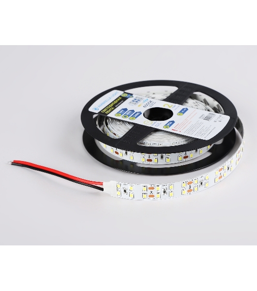 Светодиодная лента Ambrella light GS3603 2835 204Led/ 20W m/ 24V IP20 6500K/ 5000*14*1.2mm (2 конт.)
