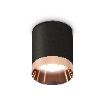 Светильник Ambrella Light XS6302025 SBK/PPG черный песок/золото розовое полированное MR16 GU5.3 (C6302, N6135), фото 1