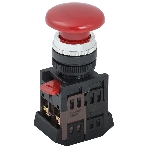 Кнопка AEA-22 'Грибок' красн. 1з+1р IEK BBG30-AEA-K04, фото3