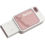 Флешка USB Netac UA31 NT03UA31N-032G-20PK), 32Gb, USB 2.0, R/W 110/45, розовый/белый, фото 1