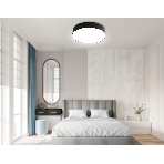 Потолочный светодиодный светильник Ambrella light FZ1360 BK черный IP20 40W 3000-6500K 390*80 (ПДУ ИК), фото4