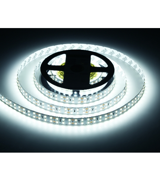 Светодиодная лента Ambrella light GS3603 2835 204Led/ 20W m/ 24V IP20 6500K/ 5000*14*1.2mm (2 конт.)