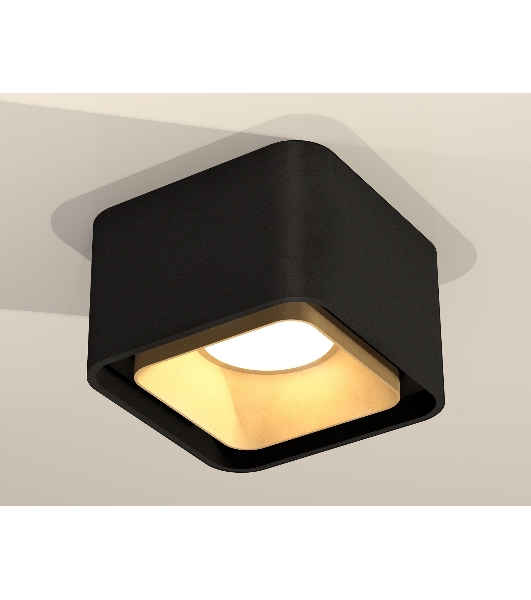 Светильник Ambrella Light XS7833004 SBK/SGD черный песок/золото песок MR16 GU5.3 (C7833, N7704)