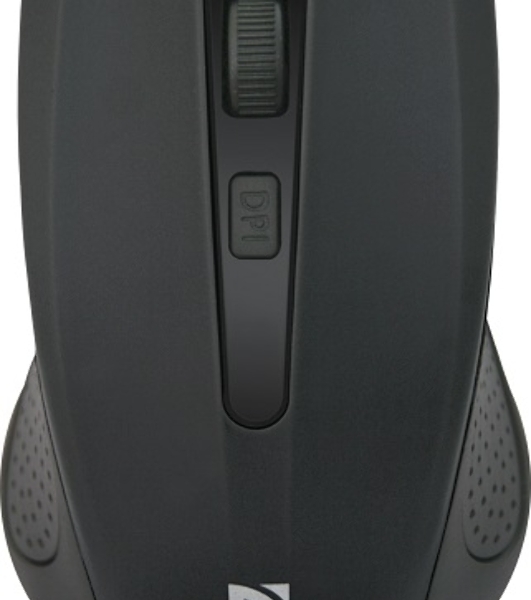 Мышь беспроводная Defender Accura MM-935 черный, 1600 dpi, радиоканал, USB, кнопки - 4