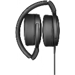 Наушники Sennheiser HD 400S накладные складные закрытые 18-20000Гц съемный кабель 1,4м, угловой jack 3.5мм, 120дБ, микрофон, черные, 508598, фото7