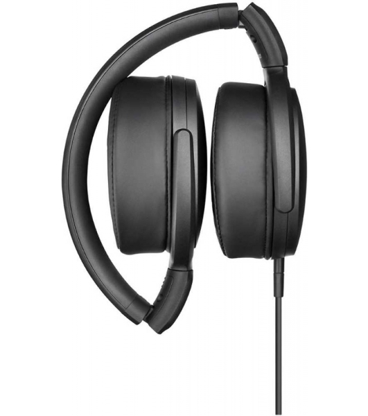 Наушники Sennheiser HD 400S накладные складные закрытые 18-20000Гц съемный кабель 1,4м, угловой jack 3.5мм, 120дБ, микрофон, черные, 508598