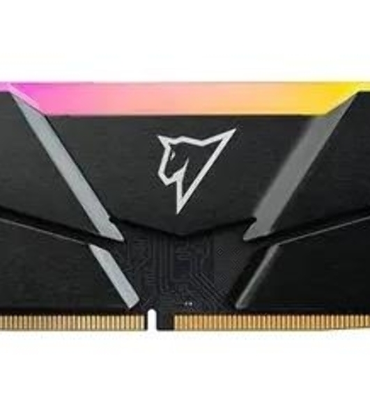 Оперативная память NETAC Shadow, DDR4, 16GB (1x16GB), 3200MHz, CL16, DIMM, с радиатором, RGB, серый