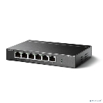 Коммутатор TP-Link 4-port 10/100Mbps Unmanaged PoE+ Switch with 2 10/100Mbps uplink ports, meta case, desktop mount, 4 802.3af/at compliant PoE+ port, 2 10/100Mbps uplink ports, DIP switches for Extend mode, Isolation mode and Priority mode, up to 250m PoE power supply, фото13