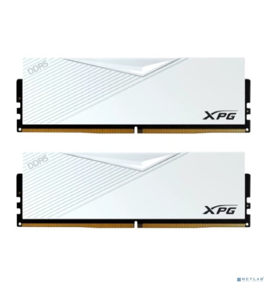 Оперативная память XPG Lancer, DDR5, 32GB (2x16GB), 6400MHz, CL32, DIMM, с радиаторами, белый