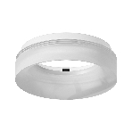 Насадка для корпуса светильника N7165 FR белый матовый D70*H28mm Out15mm MR16, фото 1