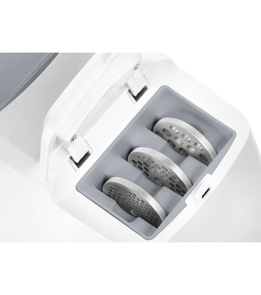 Мясорубка электрическая Bosch MFW 66020 белый/серый, 1800 Вт, 3.0 кг/мин, реверс, защита от перегрузки, насадки - 5