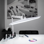 Лампа настольная бестеневая Rexant, струбцина, 'ECO light', 84 SMD LED, сенсорный диммер, белая, фото2