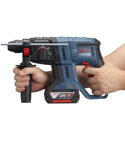 Перфоратор Bosch GBH 180-LI BL патрон:SDS-plus уд.:2Дж аккум. (кейс в комплекте)