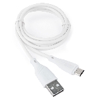 Кабель USB2.0 Cablexpert CCB-mUSB2-AMBMO1-1MW, AM/microB, издание Classic 0.1, длина 1м, белый, блистер, фото 1