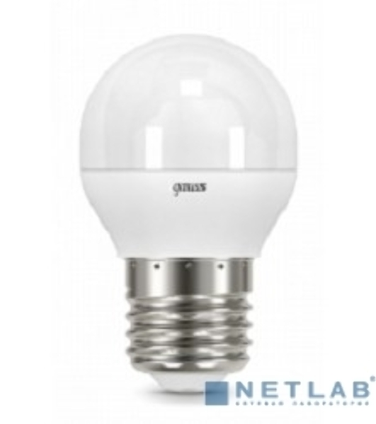 Лампа светодиодная Gauss LED Шар E27 9.5W 950lm 4100K 1/10/50