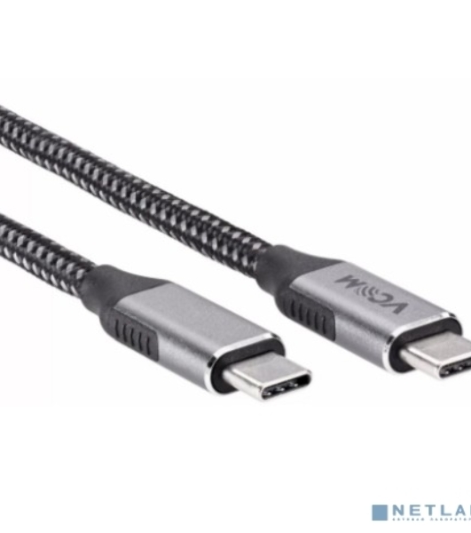 Кабель VCOM CU420M-1M USB3.2 Gen2X2, CM->CM, 20Gbs, 100WT, 4KX60Hz, All shell, 1 м