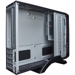 Компьютерный корпус MiniITX ExeGate MI-209 Black, miniITX/mATX, (M350, 80мм), 2хUSB, Audio, фото4