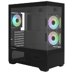 Компьютерный корпус ZALMAN CHRONIX V2, ATX, BLACK, WINDOW, 1xCombo (3.5’’ or 2.5’’), 1x3.5’’HDD, 2x2.5’’SSD, 1xUSB2.0, 1xUSB3.0, 1xUSB Type-C, SIDE 2x120мм ARGB, REAR 1x120мм ARGB, фото6