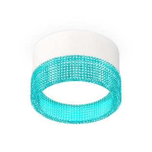 Светильник Ambrella Light XS8101033 SWH/BL белый песок/голубой GX53 (C8101, N8488)
