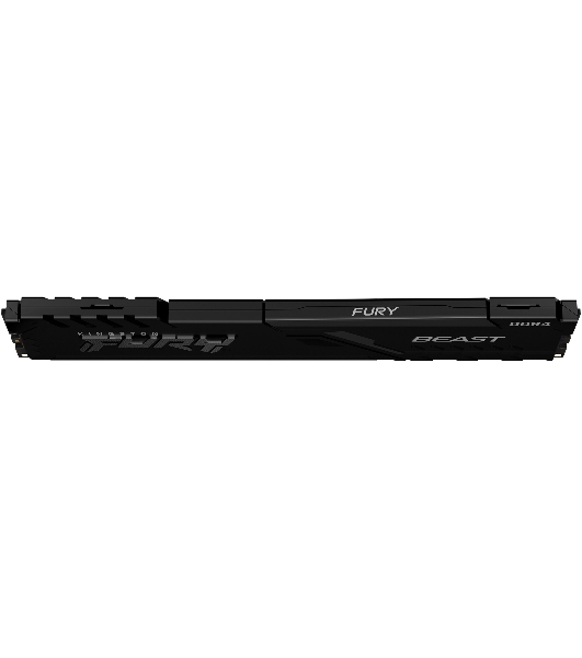 Оперативная память Kingston Fury Beast, DDR4, 16GB (1x16GB), 3200MHz, CL16, DIMM, с радиатором, черный