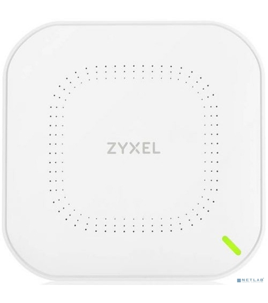 Гибридная точка доступа Zyxel NebulaFlex NWA50AX, WiFi 6, 802.11a/b/g/n/ac/ax (2,4 и 5 ГГц), MU-MIMO, антенны 2x2, до 575+1200 Мбит/с, 1xLAN GE, PoE, без поддержки Captive portal и WPA-Enterprise, защ
