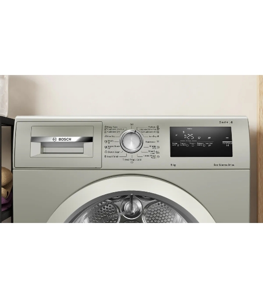 Сушильная машина Bosch WTN86202ME серый, 8 кг, сушка - конденсационная, программ - 13, 59.8 x 84.2 x 61.3 см
