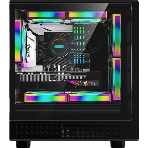 Компьютерный корпус Aerocool/Formula Air Mesh G2 черный без БП mATX 3x120мм 2xUSB 3.0 audio, фото6