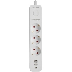 Сетевой фильтр Гарнизон EPS-3-CU2-W-2 2.0 Мультипорт 3 р, 10А, 1xType-C PD, 2 х USB QC, 2 м, ур.защиты 2+, белый, пак (21448), фото10