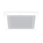 Встраиваемый cветодиодный светильник с подсветкой Ambrella light DCR390 3W+3W 4200K+4200K 220-240V 105*105*20 (A75*75), фото3