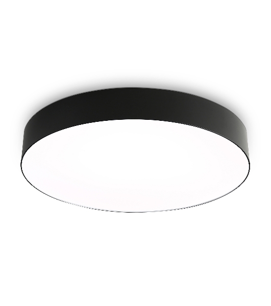 Потолочный светодиодный светильник Ambrella light FZ1365 BK черный IP20 60W 3000-6500K 490*80 (ПДУ ИК)