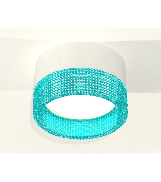 Светильник Ambrella Light XS8101033 SWH/BL белый песок/голубой GX53 (C8101, N8488)