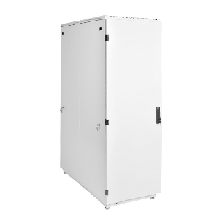 Шкаф телеком. напольный 42U (600x800) дверь металл (ШТК-М-42.6.8-3ААА) (3 коробки)