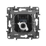 Информационная розетка RJ 45, категория 5e, UTP, Etika, антрацит, фото2