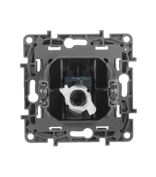 Информационная розетка RJ 45, категория 5e, UTP, Etika, антрацит