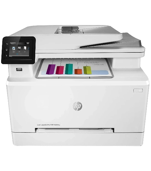 МФУ лазерное HP Color LaserJet Pro M283fdw (7KW75A), A4, цветной, печ. до 21 стр/мин., скан. до 26 стр/мин. (ч/б) 22 стр/мин. (цвет), 600 x 600 dpi (печать) 300x300dpi (скан), USB, RJ-45, Wi-Fi, Air Print, Mopria
