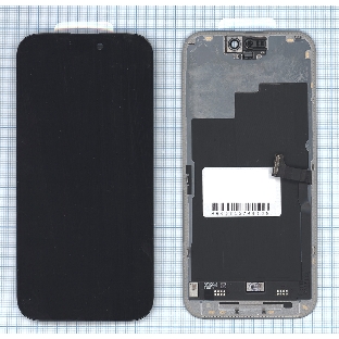 Дисплей (модуль) для Apple iPhone 15 Pro в сборе с тачскрином, черный (OR)