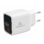 Сетевое зарядное устройство с дисплеем Cablexpert MP3A-PC-52, 35Вт GaN, QC3.0/PD3.0, 1хUSB, 1хType-C, белый, коробка, фото8