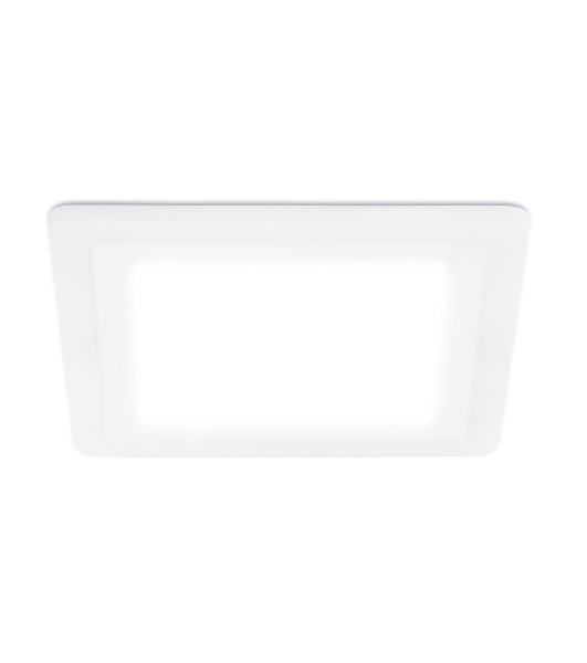 Встраиваемый cветодиодный светильник с подсветкой Ambrella light DCR390 3W+3W 4200K+4200K 220-240V 105*105*20 (A75*75)