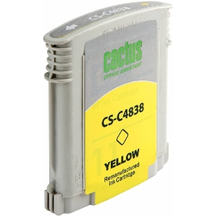 Картридж струйный Cactus CS-C4838 желтый (29 мл) для №11 HP 2000/2500/1000/1100/1200