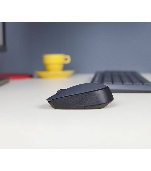 Мышь беспроводная Logitech M170 черный/темно-серый, 1000 dpi, радиоканал, USB, кнопки - 3