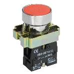 Кнопка LAY5-BA41 без подсветки красн. 1з IEK BBT60-BA-K04, фото 1