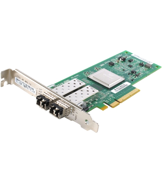 Контроллер Qlogic QLE2562-CK 8Gb 2-port FC HBA x8 PCIe LC multi-mode optic