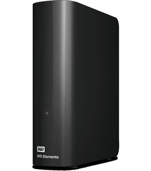 Внешний HDD 3.5' Western Digital Elements Desktop, 18TB, USB 3.2 Gen 1 Type-A, 5400 rpm, черный