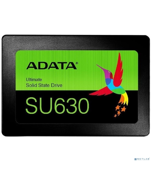 Накопитель SSD ADATA SU630, 480Gb, SATA III, 2.5', R/W 520/450