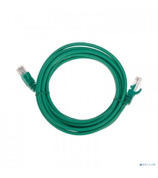 Патч-корд U/UTP Rexant cat.5e, RJ45-RJ45, 26AWG, ZH нг(А)-HF, зеленый, 3 м
