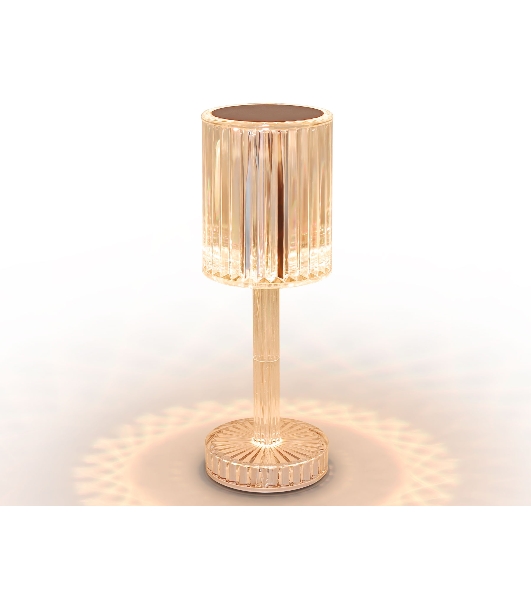 Настольная светодиодная лампа Ambrella light DE8066 CL прозрачный LED 3000K/4200K/6400K 3W