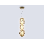 Подвесной светодиодный светильник Ambrella light LH30102 SB/TI бронза/янтарь 23W 3000K 140*140*1760, фото7
