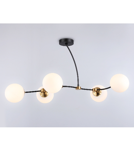 Светитльник Ambrella Light TR2548/5 BK/SB черный/бронза E27/5 max 60W 950*600*450