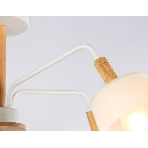 Светильник Ambrella light TR4738/5 WH/LW белый/светлое дерево E27/5 max 40W D760*350, фото6