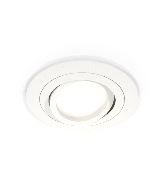 Комплект встраиваемого поворотного светильника Ambrella light XC7621080 SWH белый песок MR16 GU5.3 (C7621, N7001)